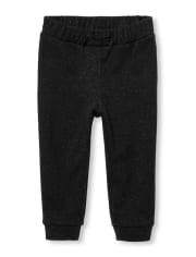 Baby And Toddler Girls Active Glitter French Terry Jogger Pants