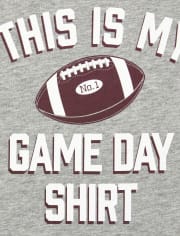 Baby And Toddler Boys Matching Family Football Graphic Tee