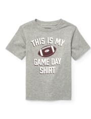 Baby And Toddler Boys Matching Family Football Graphic Tee