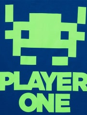 Camiseta con gráfico a juego Dad And Me Player One para hombre