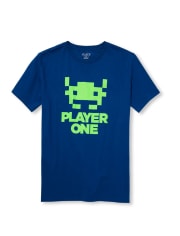 Camiseta con gráfico a juego Dad And Me Player One para hombre
