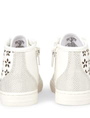 Toddler Girls Cut Out Hi Top Sneakers