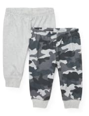 Baby Boys Camo Pants 2-Pack