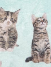 Baby And Toddler Girls Matching Family Long Sleeve Cat Fleece