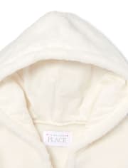 Toddler Girls Active Faux Fur Hoodie