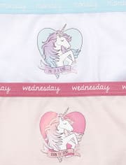Lot de 7 slips à paillettes Days Of The Week pour petites filles