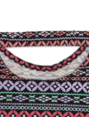 Niñas Mameluco con abertura y estampado