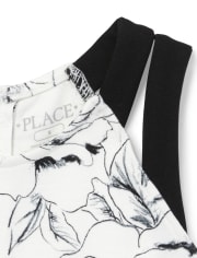 Mameluco floral para niñas