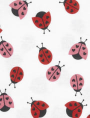 Baby Girls Lady Bug 3-Piece Playwear Set