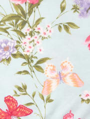 Baby And Toddler Girls Active Floral French Terry Pullover
