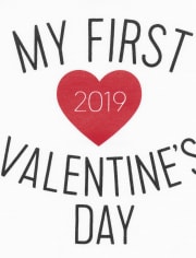 Unisex Baby Valentine's Day Valentine's Day 2019 Graphic Bodysuit