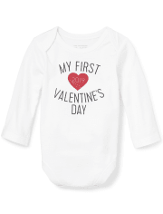 Unisex Baby Valentine's Day Valentine's Day 2019 Graphic Bodysuit