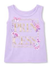 Baby And Toddler Girls Mix And Match Glitter Tank Top