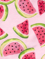 Conjunto de leggings con purpurina y sandía para bebés y niñas pequeñas