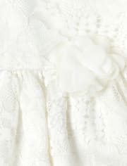 Baby And Toddler Girls Floral Lace Dress