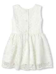 Baby And Toddler Girls Floral Lace Dress