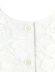 Baby And Toddler Girls Floral Lace Dress