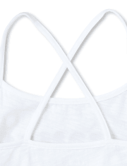 Cache-maillot « Sirène » sans manches en aluminium pour fille