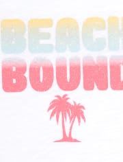 Girls Glitter 'Beach Bound' Fringe Cover Up
