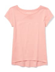 Girls Mix And Match High Low Layering Tee