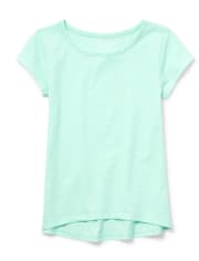 Girls Mix And Match High Low Layering Tee