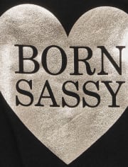 Barboteuse Sassy en aluminium pour bébés et petites filles