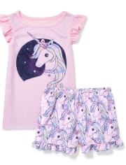 Pijamas de unicornio para niñas