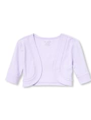 Shrug (boléro) Candie's Noir à Col Volanté Et Détail Rose - Taille L Juniors, Occasion Très Bon état