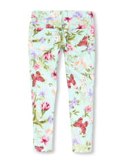 Girls Butterfly Jeggings