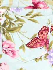 Girls Butterfly Jeggings