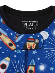 Baby And Toddler Boys Space Snug Fit Cotton One Piece Pajamas