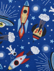 Baby And Toddler Boys Space Snug Fit Cotton One Piece Pajamas