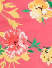 Girls Floral Print Dress