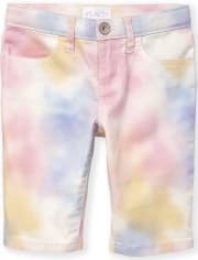 Girls Tie Dye Skimmer Shorts