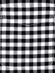 Boys Gingham Oxford Button Down Shirt