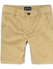 Shorts chinos tejidos para niños