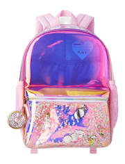 Girls Shakey Rainbow Emoji Backpack
