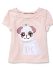 Baby And Toddler Girls Embellished Top
