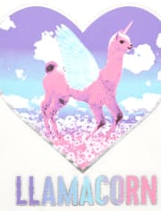 Girls Llamacorn Graphic Tee