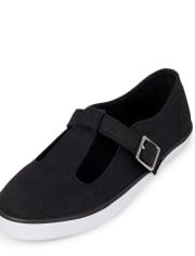 Girls T-Strap Sneakers