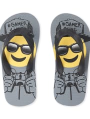 Chanclas Emoji del videojuego 'Hashtag Gamer Life' para niños