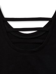 Top con abertura de unicornio adornado para niñas