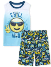 Boys Emoji Pajamas