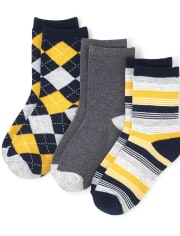 Pack of 3 The Childrens Place Boys Big 4876 Crew Socks 