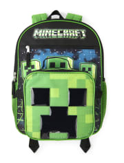 Juego de mochila y lonchera Minecraft para niños