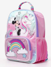 Toddler Girls Unicorn Rainbow Minnie Mouse Backpack