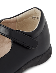 Toddler Girls Embroidered Cat Mary Jane Shoes