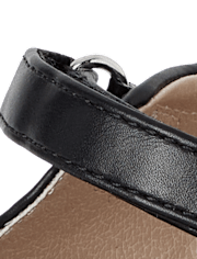 Toddler Girls Embroidered Cat Mary Jane Shoes