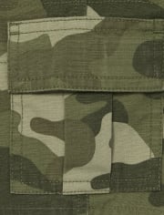 Baby And Toddler Boys Camo Pull On Cargo Shorts