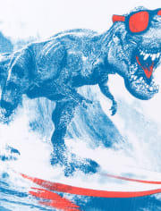 Rashguard gráfico de manga raglán corta para bebés y niños pequeños